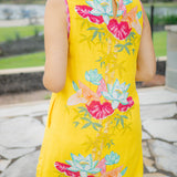 Ellie Dress, Tropical Bamboo