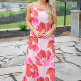 Harbor Heat Maxi Dress, Pink