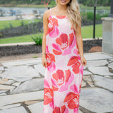 Harbor Heat Maxi Dress, Pink