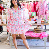 Harlow Dress, Strawberry Fields