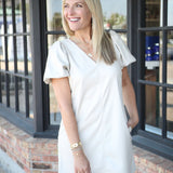Tilly Dress, Bone