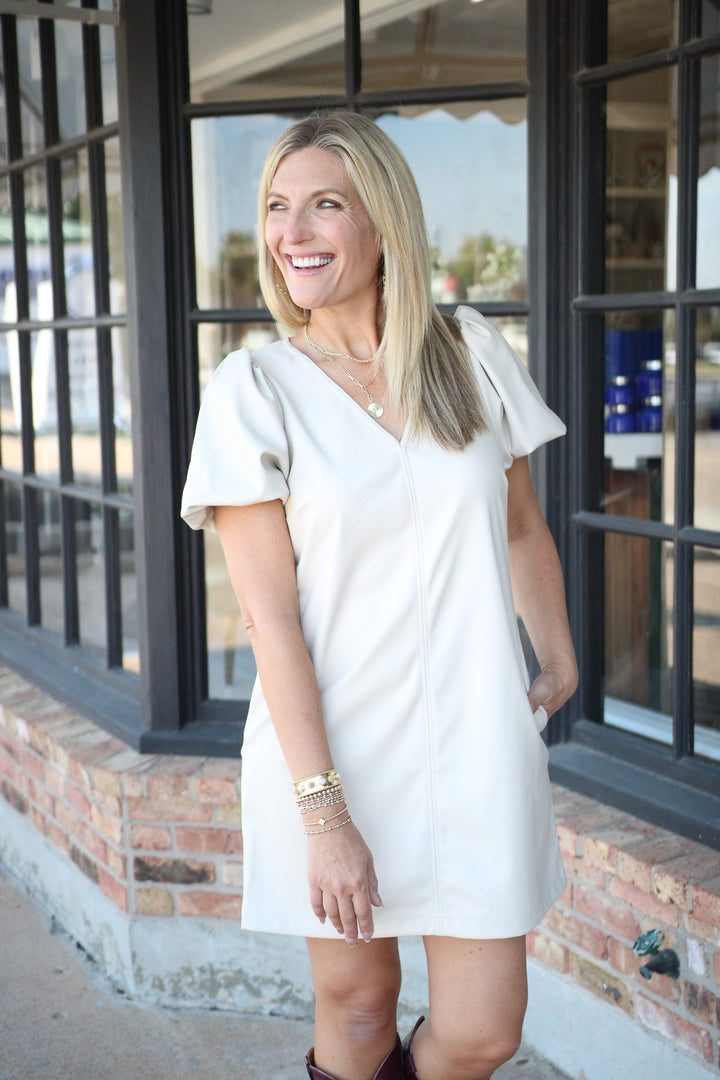 Tilly Dress, Bone