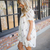 Once Upon A Bloom Dress, Ecru