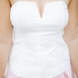 Count On Me Top, White