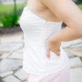 Count On Me Top, White