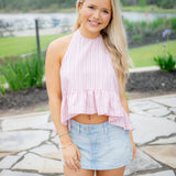 Cerise Top, Cameo Pink