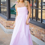 Something Great Midi Dress, Baby Pink