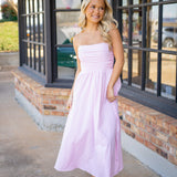Something Great Midi Dress, Baby Pink