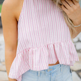 Cerise Top, Cameo Pink
