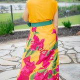 Roma Dress, Bougainvillea