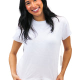 Modern Slub Tee, White