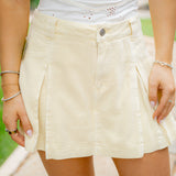 Front Runner Skort, Creamy Lemon