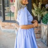 A New Day Mini Dress, Blue