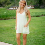 Towel Terry Mini Dress, Whipped Lime
