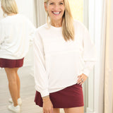 Game Day Sarah Sweatshirt, White