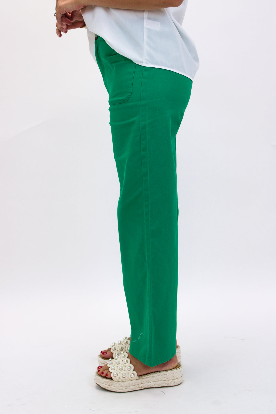 Clover Step Jeans, Green