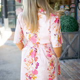 Beam With Happiness Mini Dress, Pink