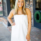 Champagne Toast Mini Dress, Off-White