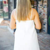 Champagne Toast Mini Dress, Off-White