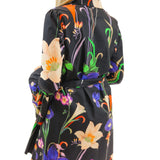 Paula Dress, Black Floral