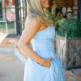 Vail Dress, Azure Blue