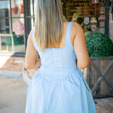 Vail Dress, Azure Blue