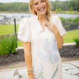 Hampton Mini Dress, Lavender Fields
