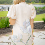 Hampton Mini Dress, Lavender Fields