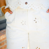 Tell Me Everything Pants, Off White