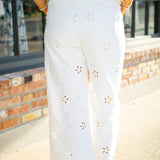 Tell Me Everything Pants, Off White