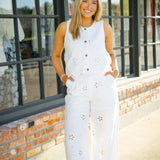 Tell Me Everything Top, Off White