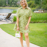 Angevin Dress, Green