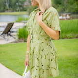 Angevin Dress, Green