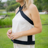 Santorini Top, Linen