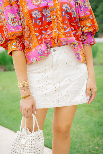 Beck Skirt, Sea Mist