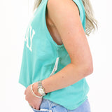 On Holiday La Mer Tank, Aqua