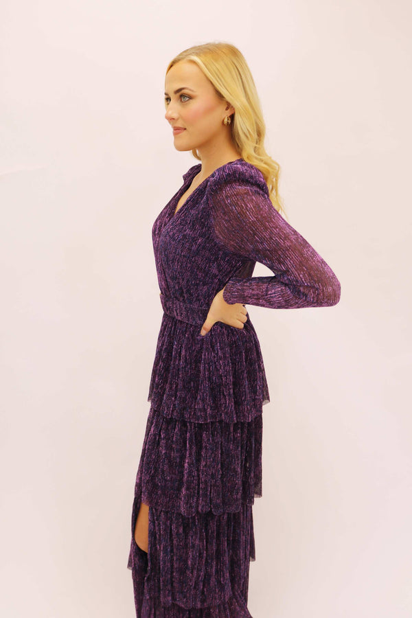 Danielle Dress, Purple Multi