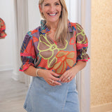 Lottie Top, Geo Floral