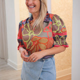 Lottie Top, Geo Floral