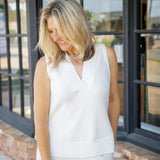 Freida V-Neck Tank, Pristine