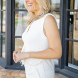 Freida V-Neck Tank, Pristine