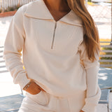 Patio Fleece Short, Sea Salt