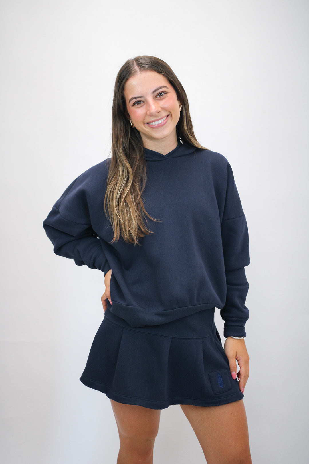 Sprint To The Finish Skirt Set, Midnight Navy