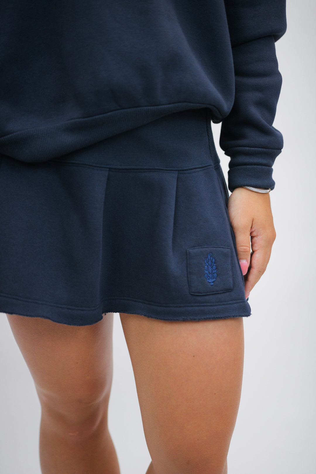 Sprint To The Finish Skirt Set, Midnight Navy