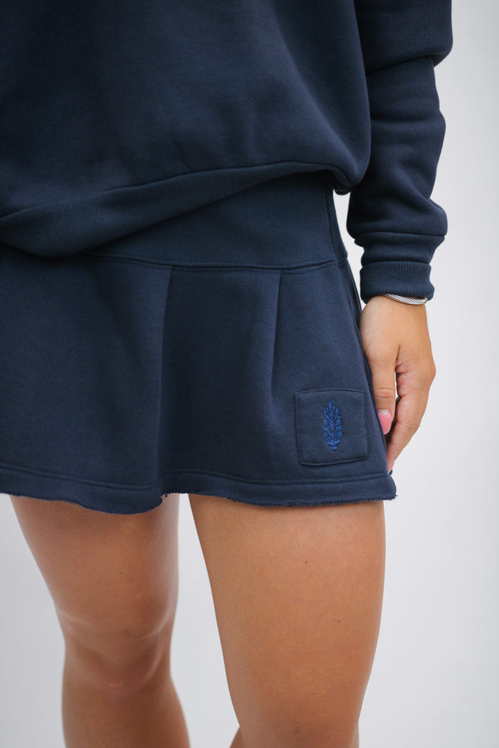 Sprint To The Finish Skirt Set, Midnight Navy