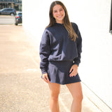 Sprint To The Finish Skirt Set, Midnight Navy