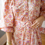 Sunday Social Maxi Dress, Cream Apricot