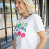 These Are The Days Crop Tee, Off-White