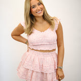 Cambron Luna Rosa Fleur Top, Apple Blossom