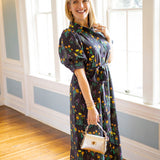 Forget Me Not Midi Dress, Black